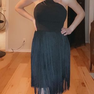Aiden cocktail fringe dress!